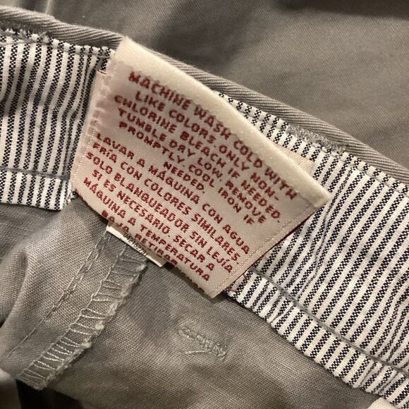 NWT Merona Flat Front Light Gray Shorts Size 42 - Picture 10 of 12